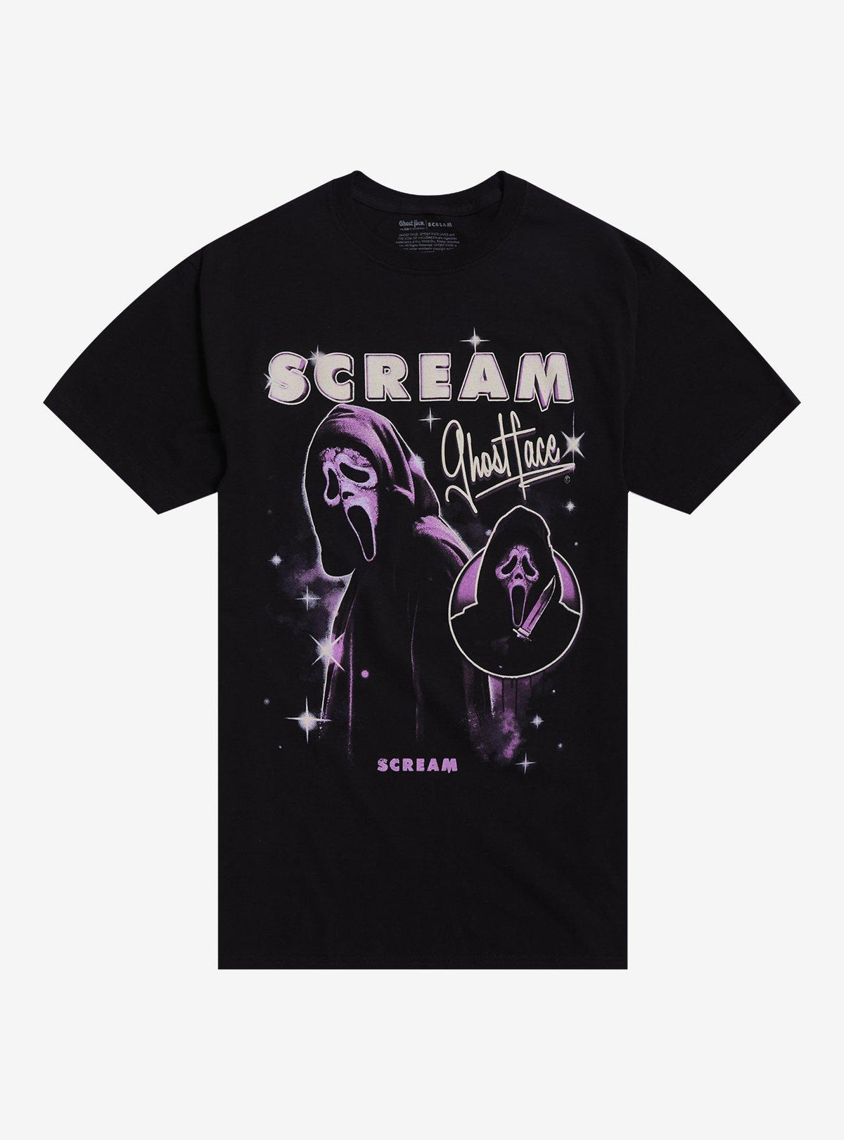 Scream Ghost Face Sparkles T-Shirt