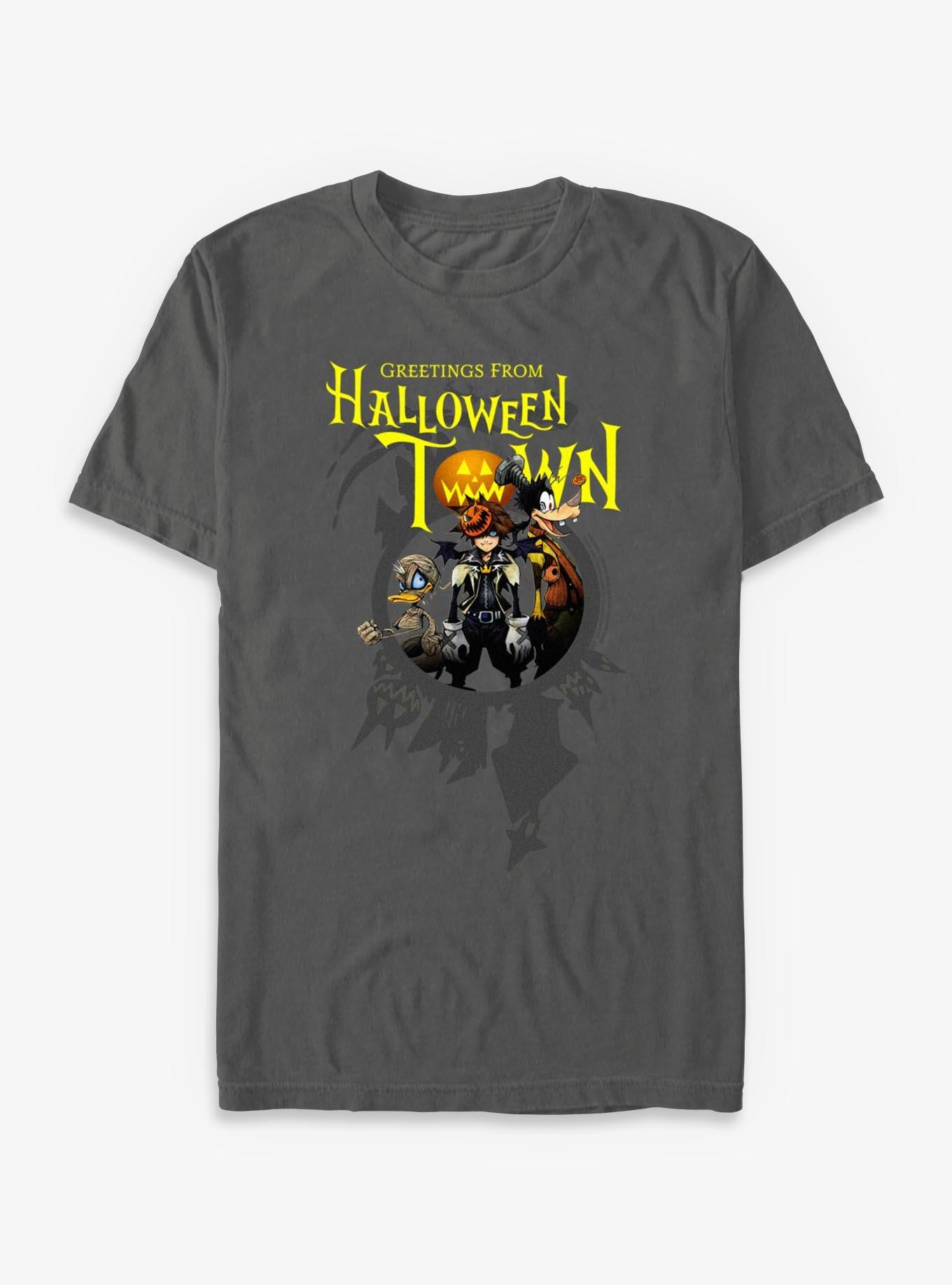 Disney Kingdom Hearts Greetings From Halloween Town Garment Dye T-Shirt