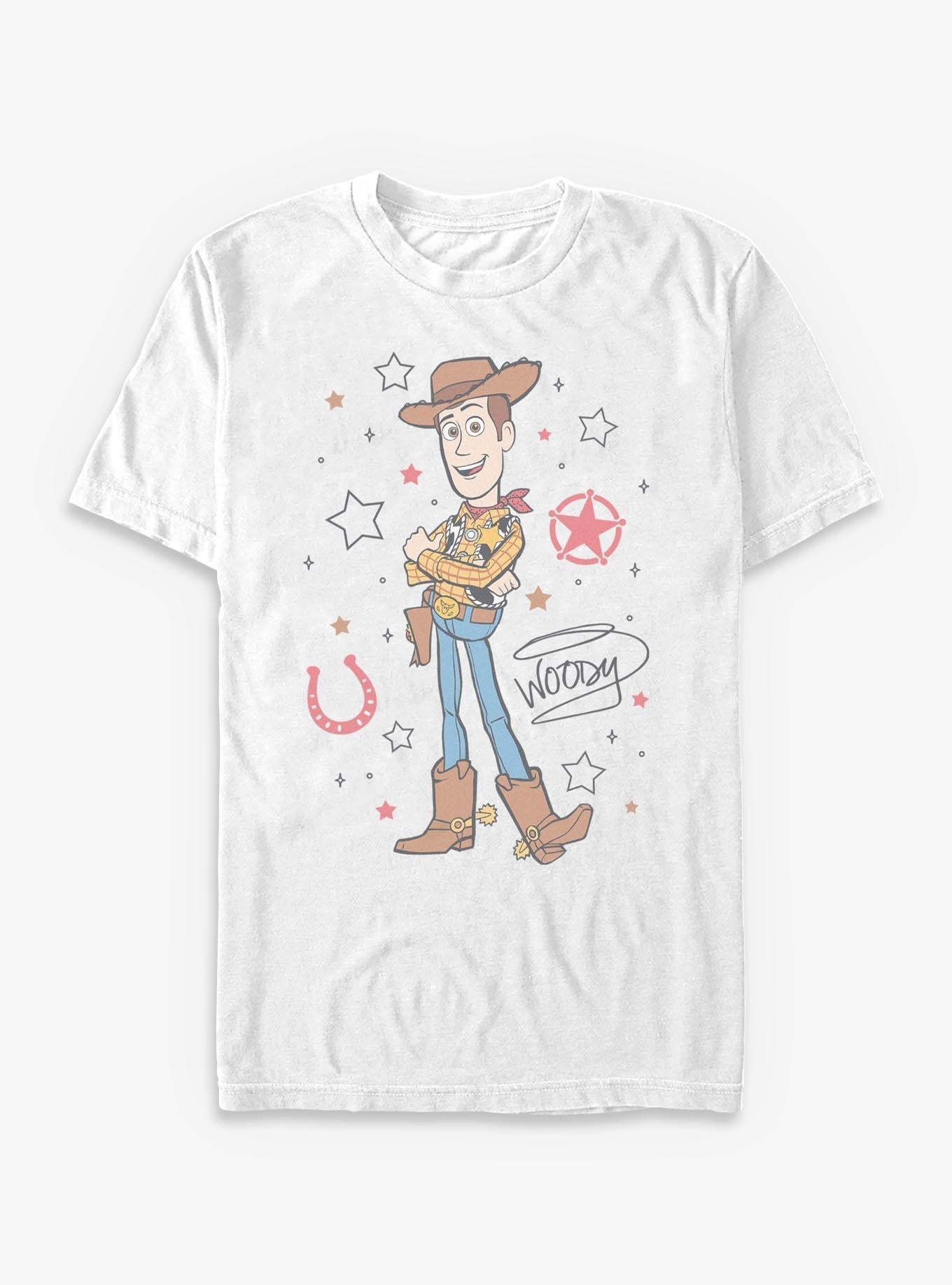 Cartoon Animated Toy Story Signature Woody Shirt T Shirt Clean Design