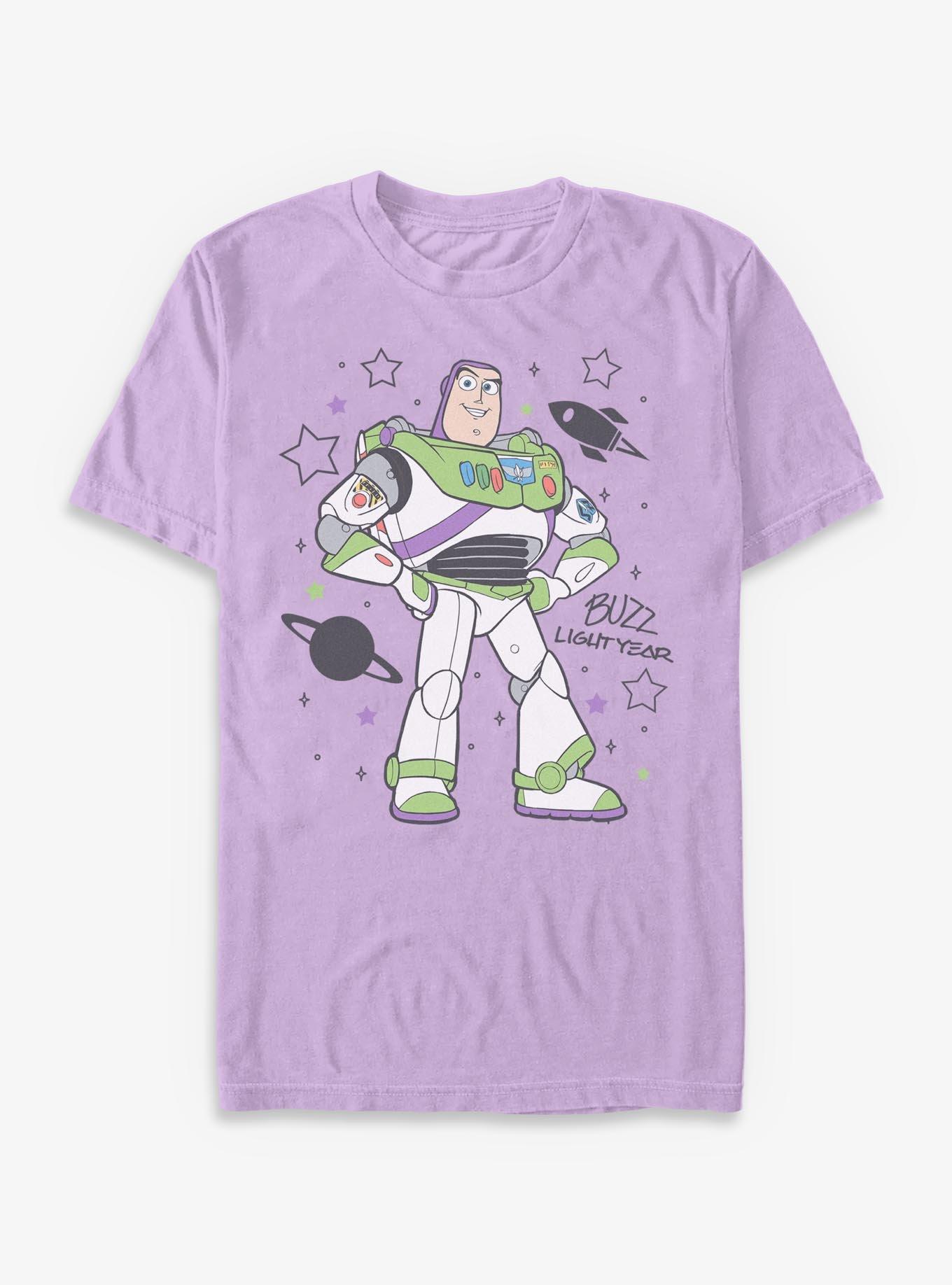 Cartoon Animated Toy Story Signature Buzz Garment Dye Shirt T Shirt Minimal Style