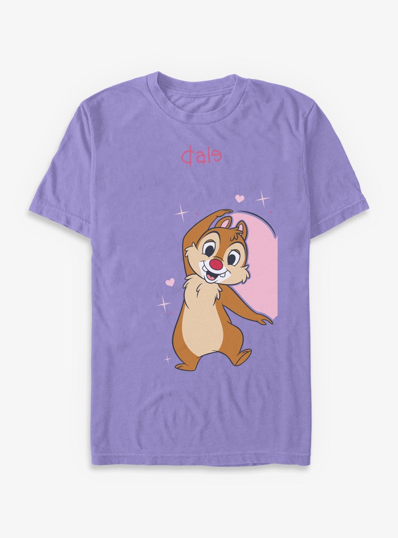 Cartoon Chip Dale Dale Heart Garment Dye Shirt T Shirt Everyday Wear