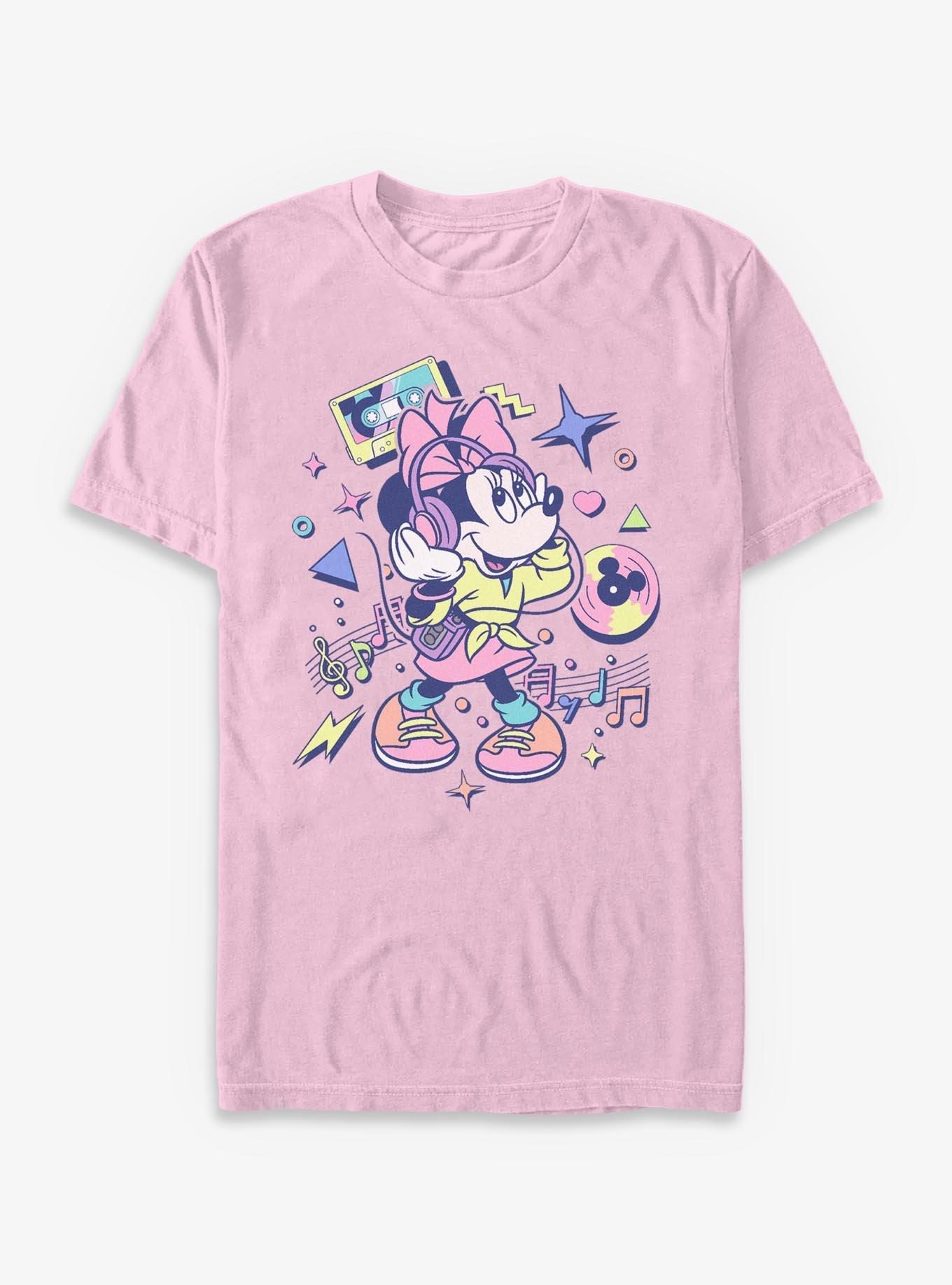 Cartoon Minnie Mouse Minnie Memphis Garment Dye Shirt T Shirt Cozy Fit