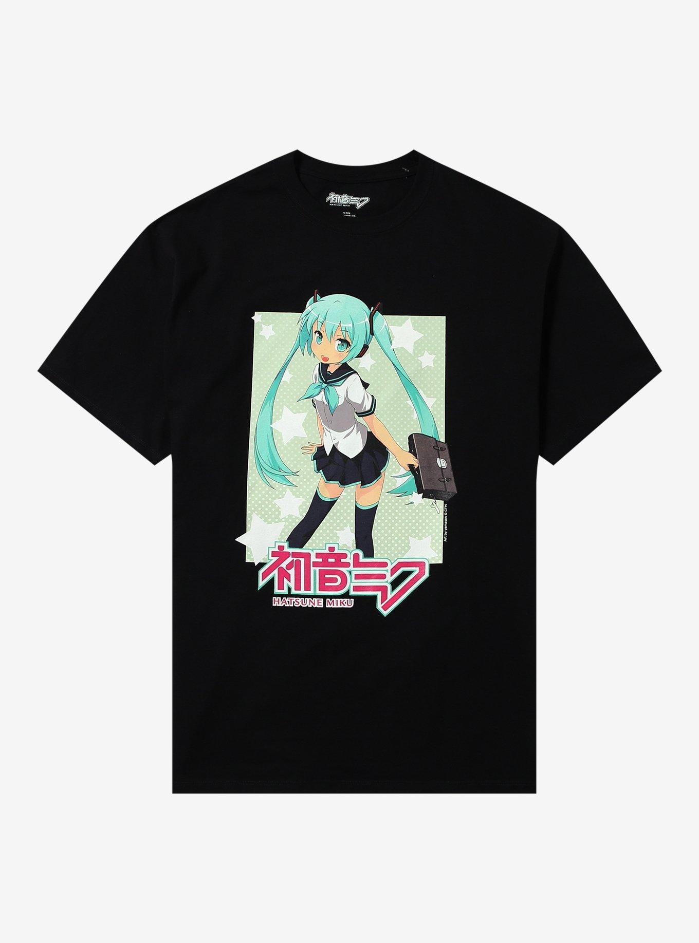 Hatsune Miku School Uniform Shirt T Shirt Gift Ready