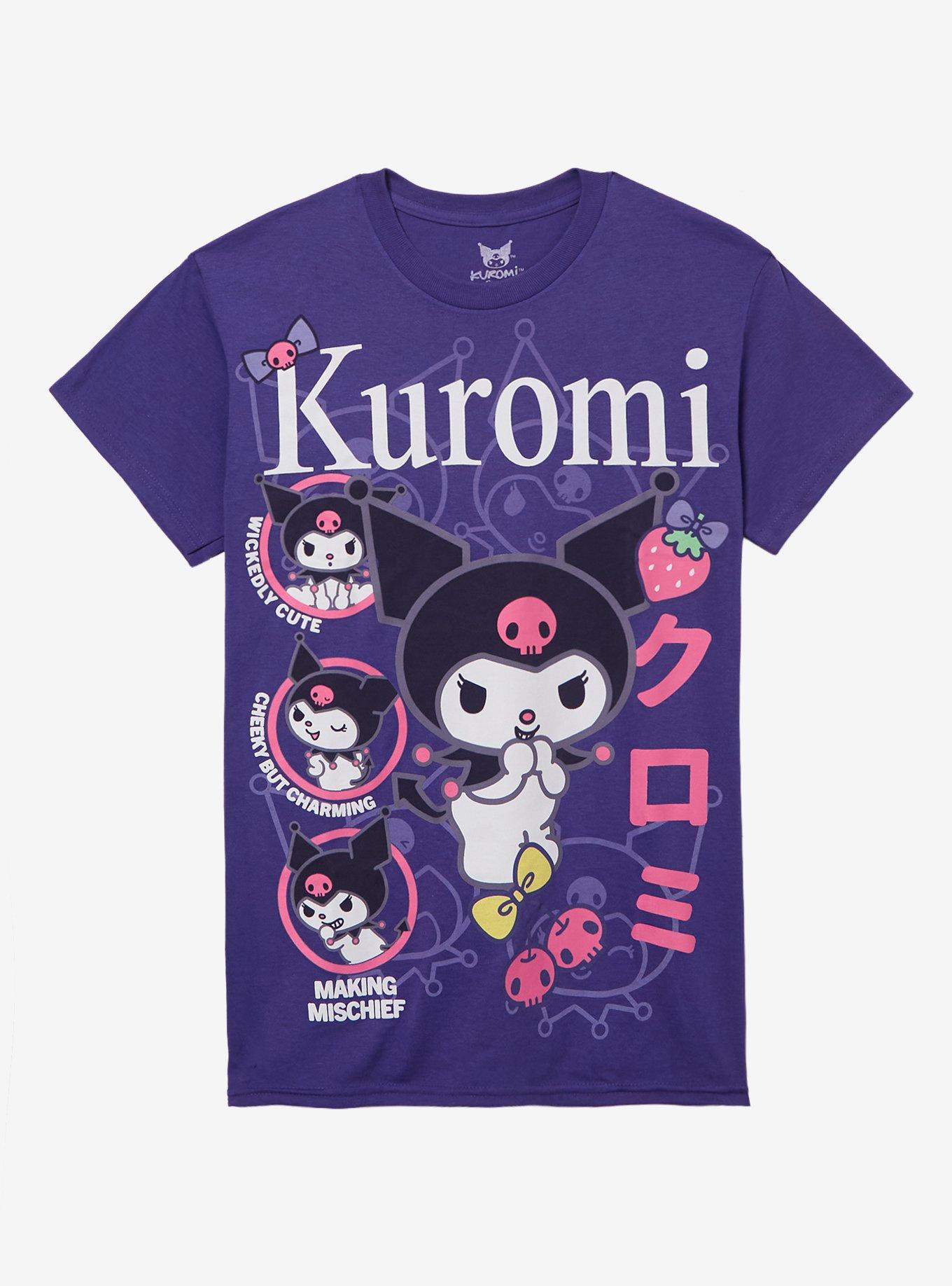 Kuromi Cute Collage Shirt T Shirt US Trend