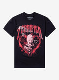 Terrifier Art Barbed Wire Heart Shirt T Shirt Hot Pick