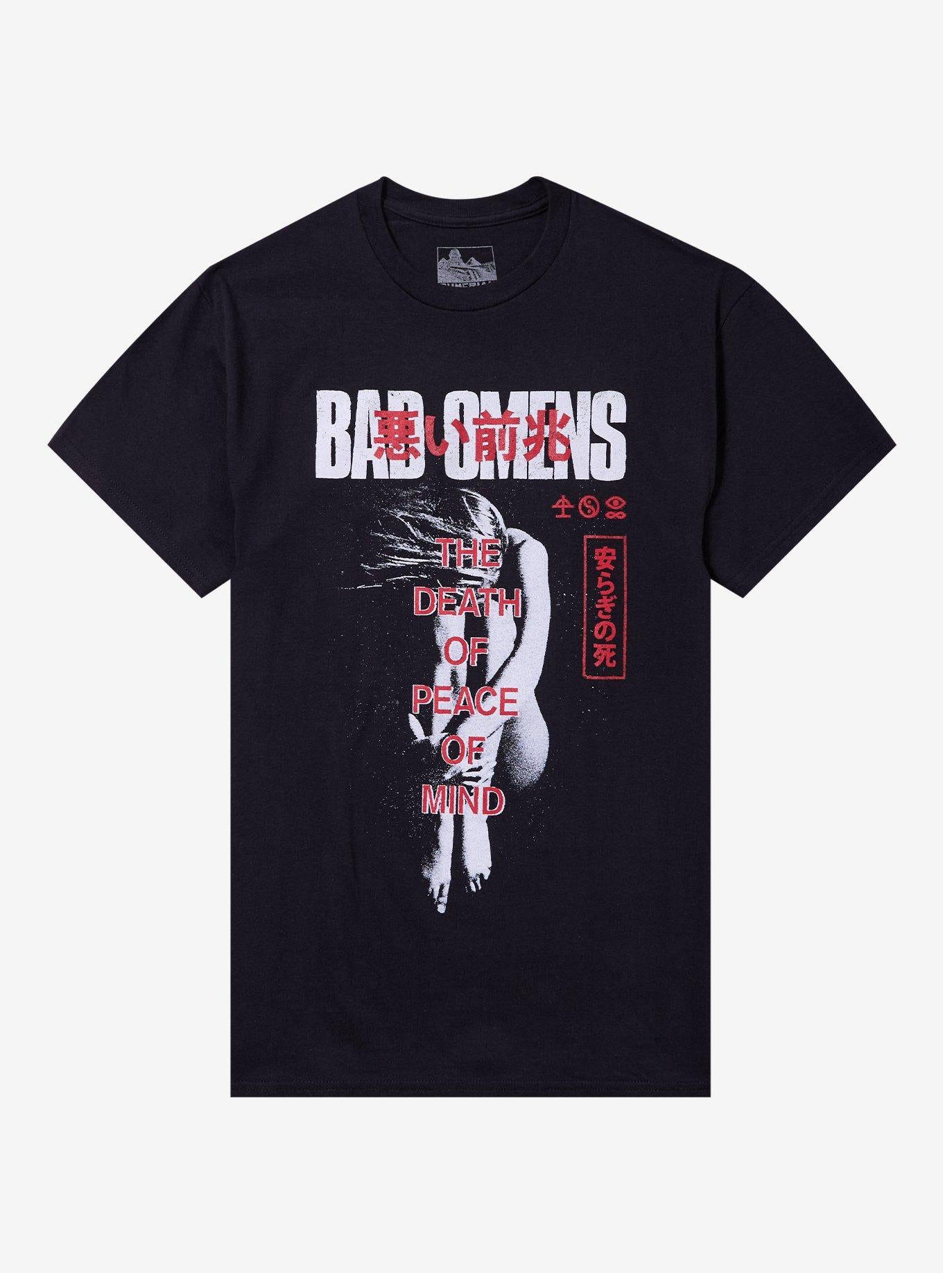 Bad Omens Death Of Peace Of Mind Shirt T Shirt Clean Design