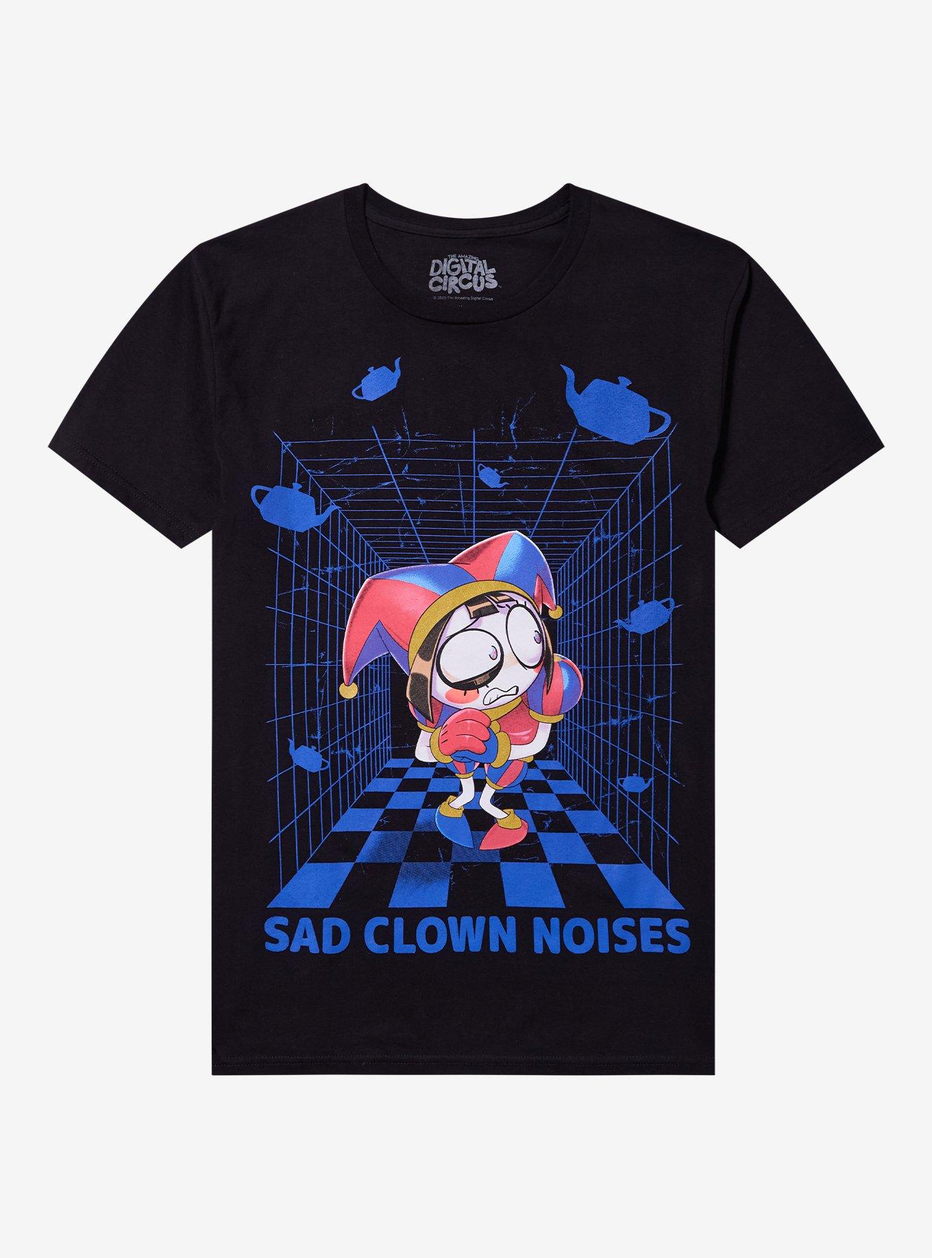 The Amazing Digital Circus Pomni Sad Clown Shirt T Shirt Limited Drop