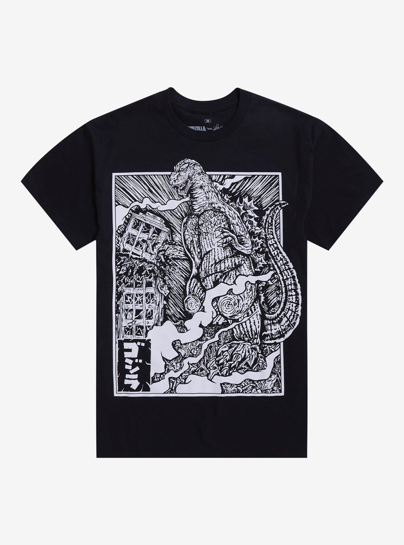Godzilla Vertebrae33 Destruction Shirt T Shirt Clean Design