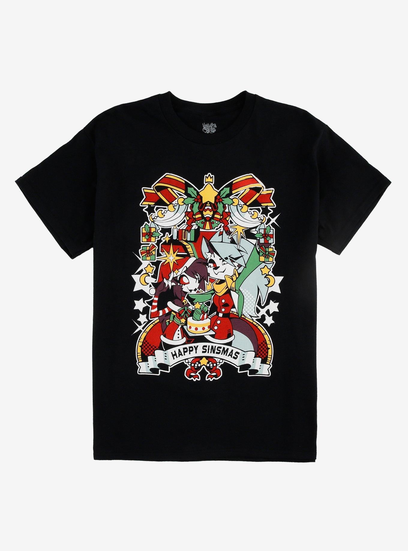 Helluva Boss Sinsmas Loona & Octavia T-shirt | Trendy Graphic Tee | Casual Unisex T-shirt