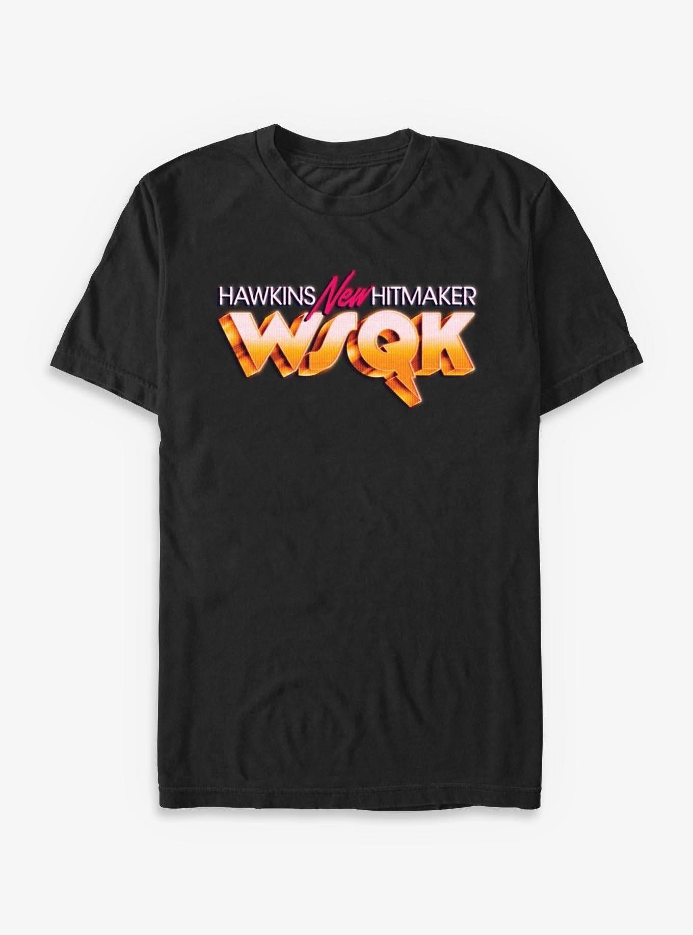 Stranger Things Hawkins New Hitmaker WSQK T-Shirt | Premium Unisex T-Shirt, Trending Graphic Tee