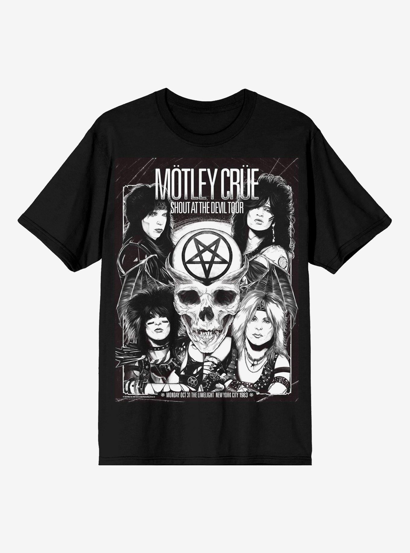 Motley Crue Shout At The Devil Tour Shirt T Shirt New Arrival