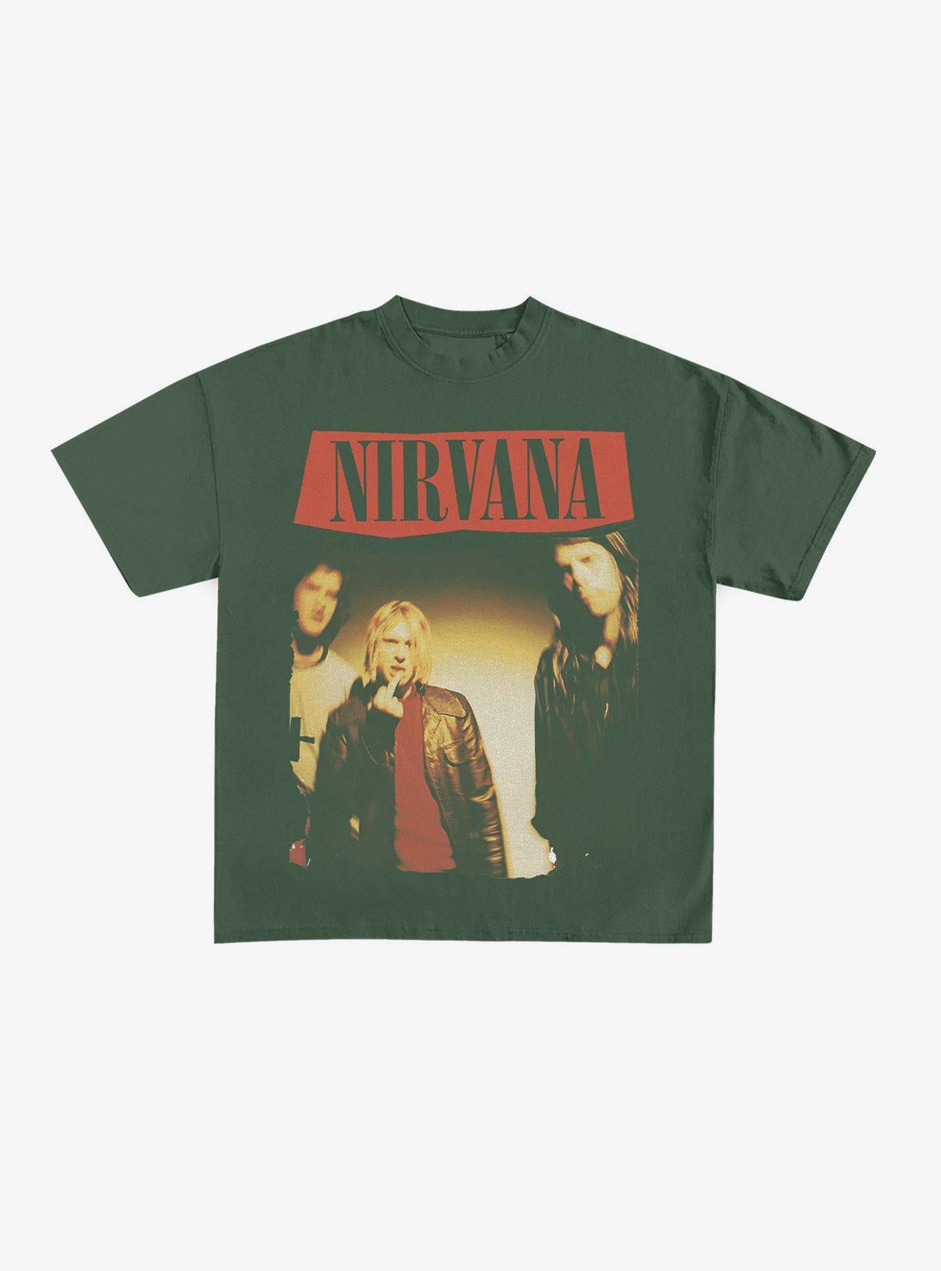 Nirvana Blurry Group Photo Shirt T Shirt Hot Pick