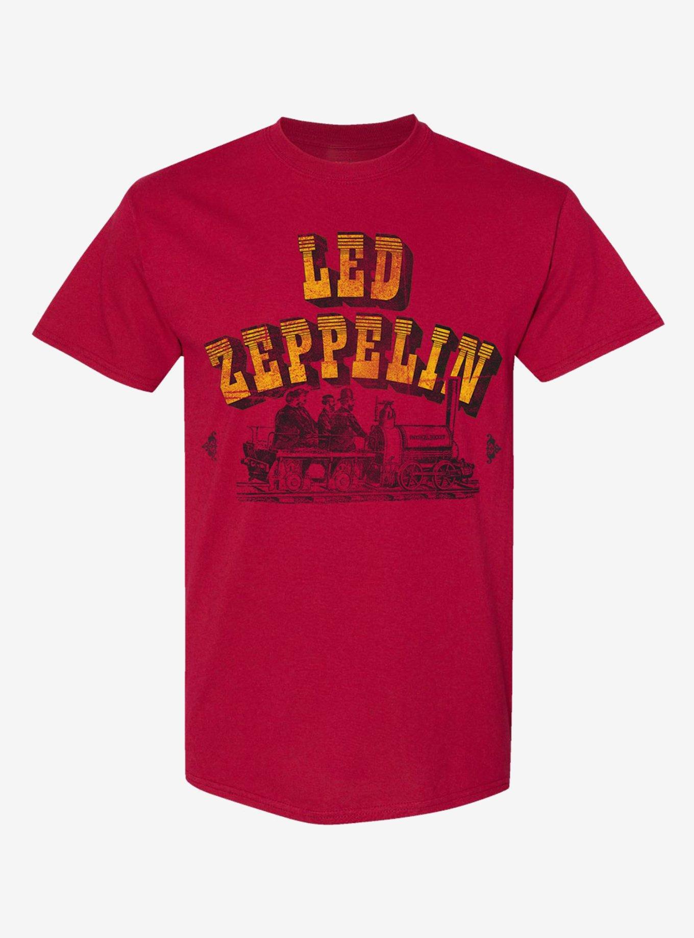 Led Zeppelin Sketched Train Shirt T Shirt Limited Drop