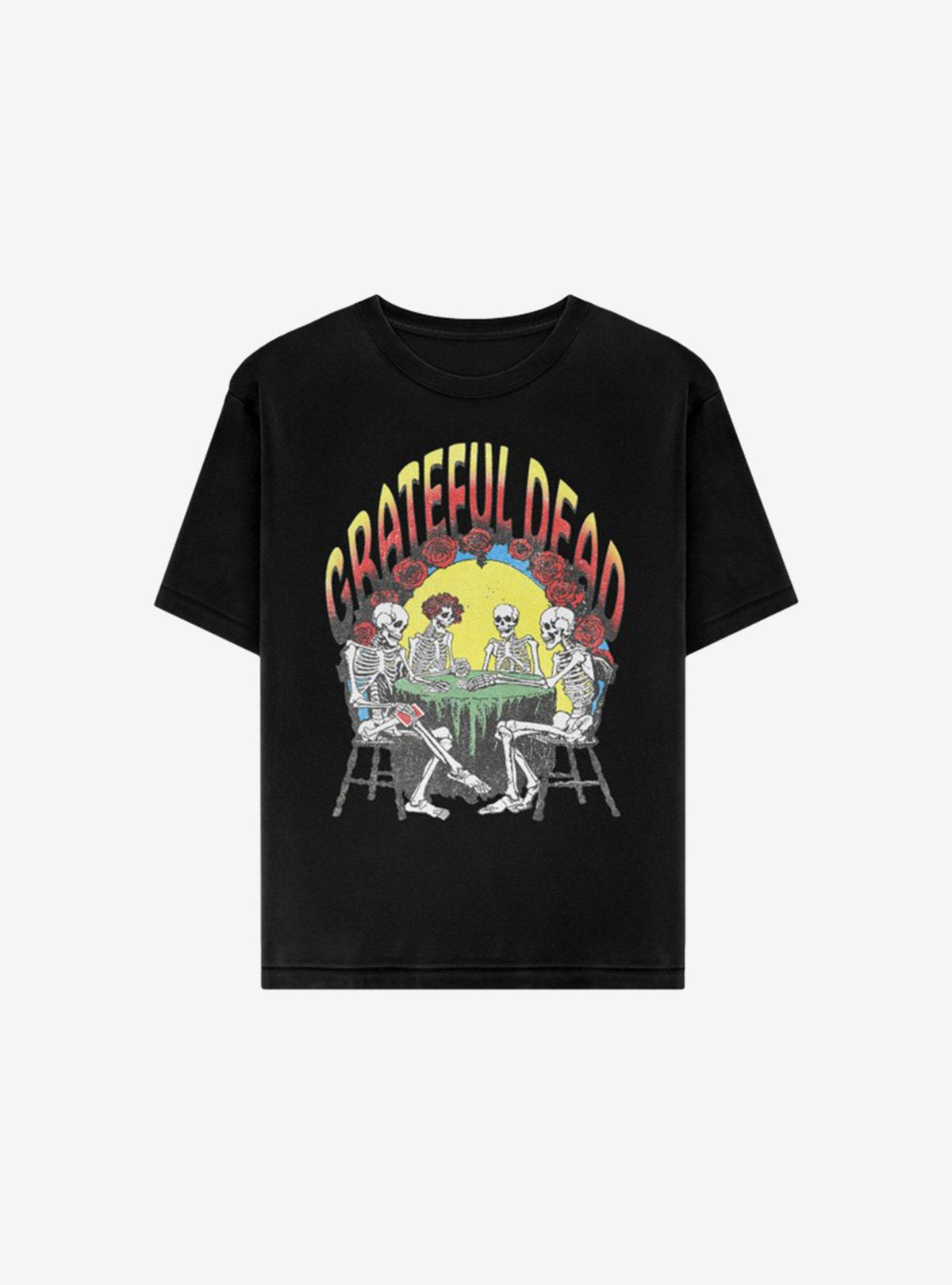 Grateful Dead Skeleton Card Game T-Shirt
