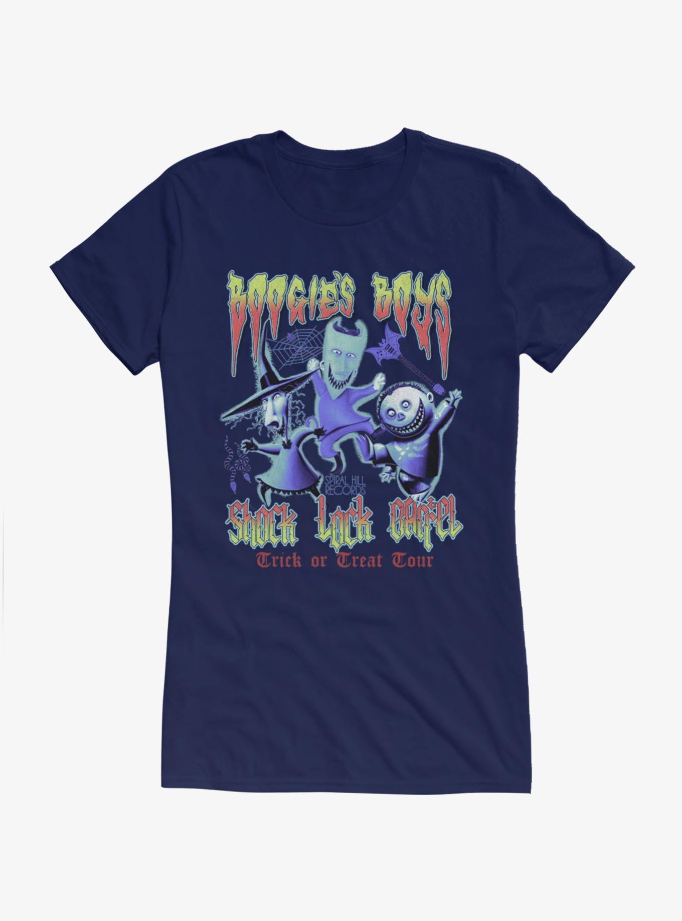 Disney The Nightmare Before Christmas Boogie's Boys Trick Or Treat Tour Girls T-Shirt Hot Topic Exclusive