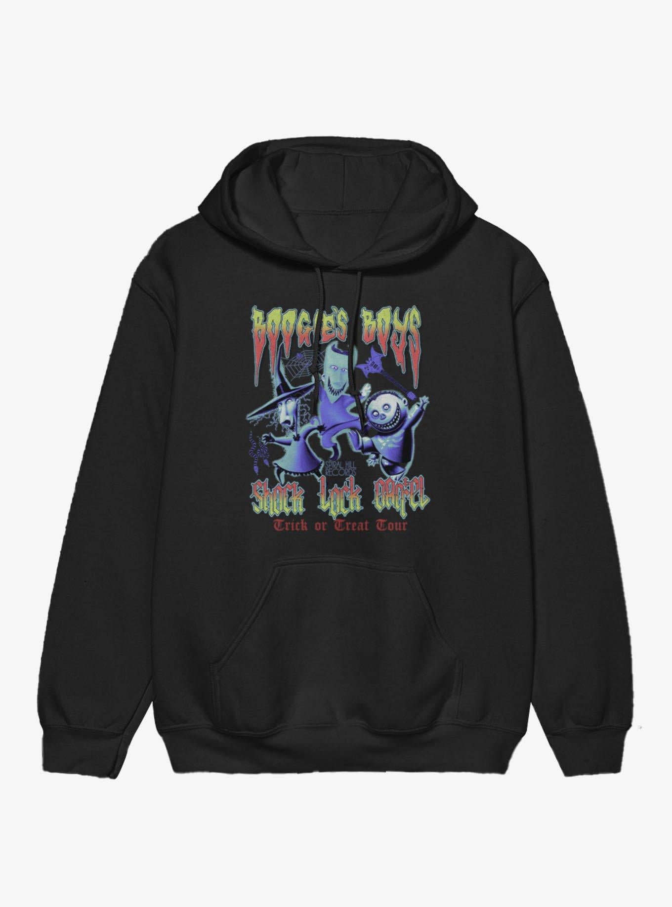 Disney The Nightmare Before Christmas Boogie's Boys Trick Or Treat Tour Hoodie Hot Topic Exclusive