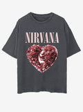 Nirvana Heart Shaped Box Shirt T Shirt Gift Ready