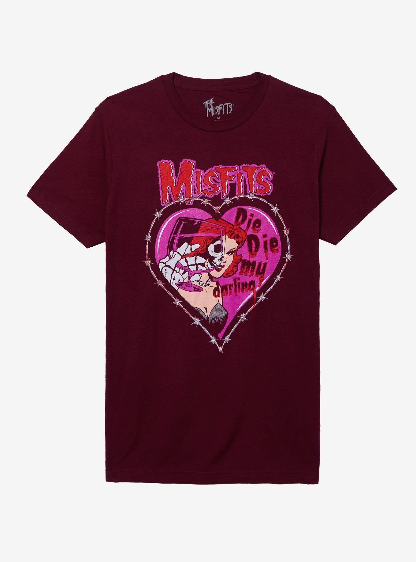Misfits Die My Darling Heart Shirt T Shirt Everyday Wear