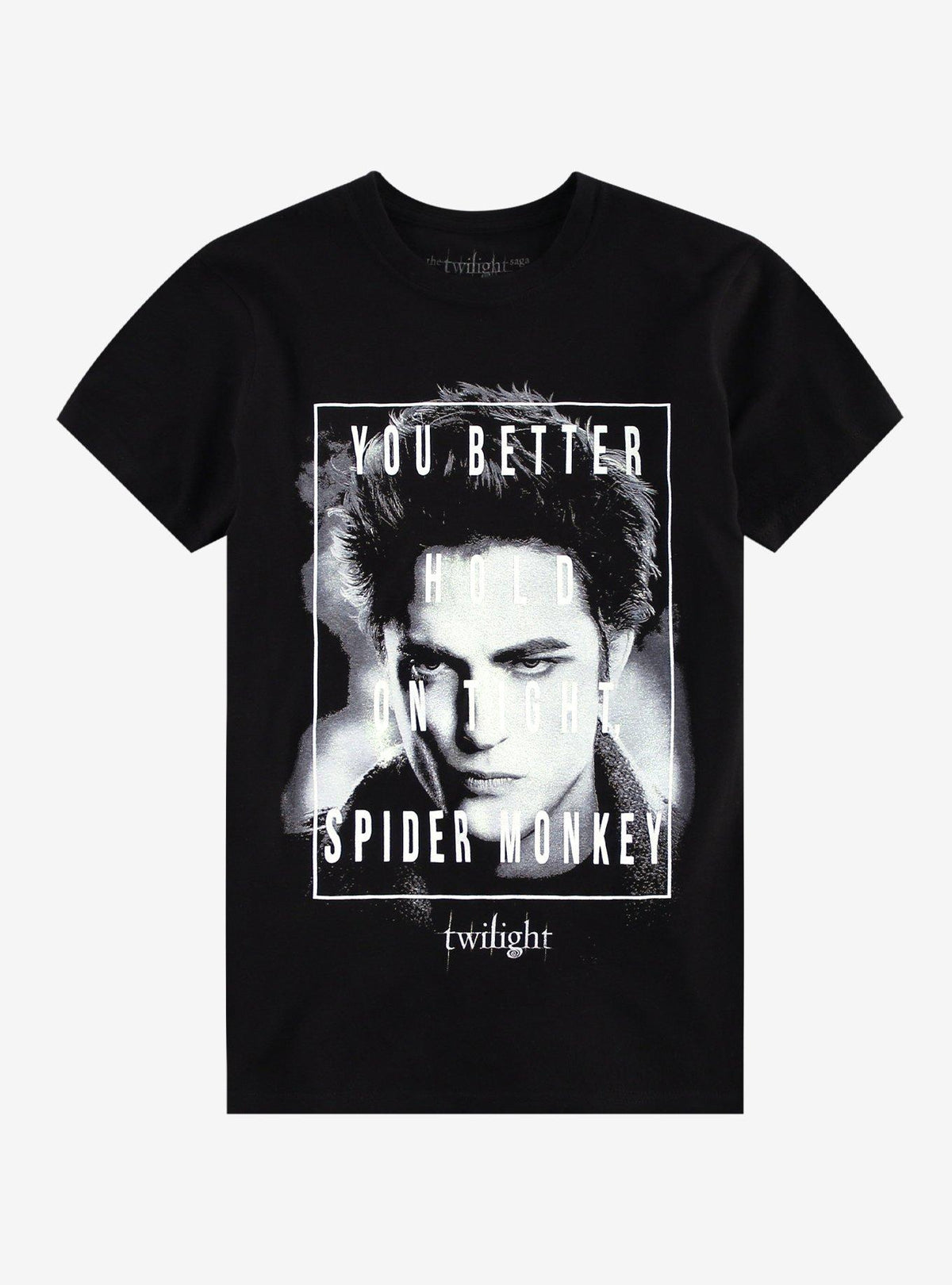 The Twilight Saga Edward Spider Monkey Glitter T-Shirt