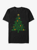 Jurassic Park Dino Christmas Tree Fill T-Shirt | Premium Unisex T-Shirt, Trending Graphic Tee