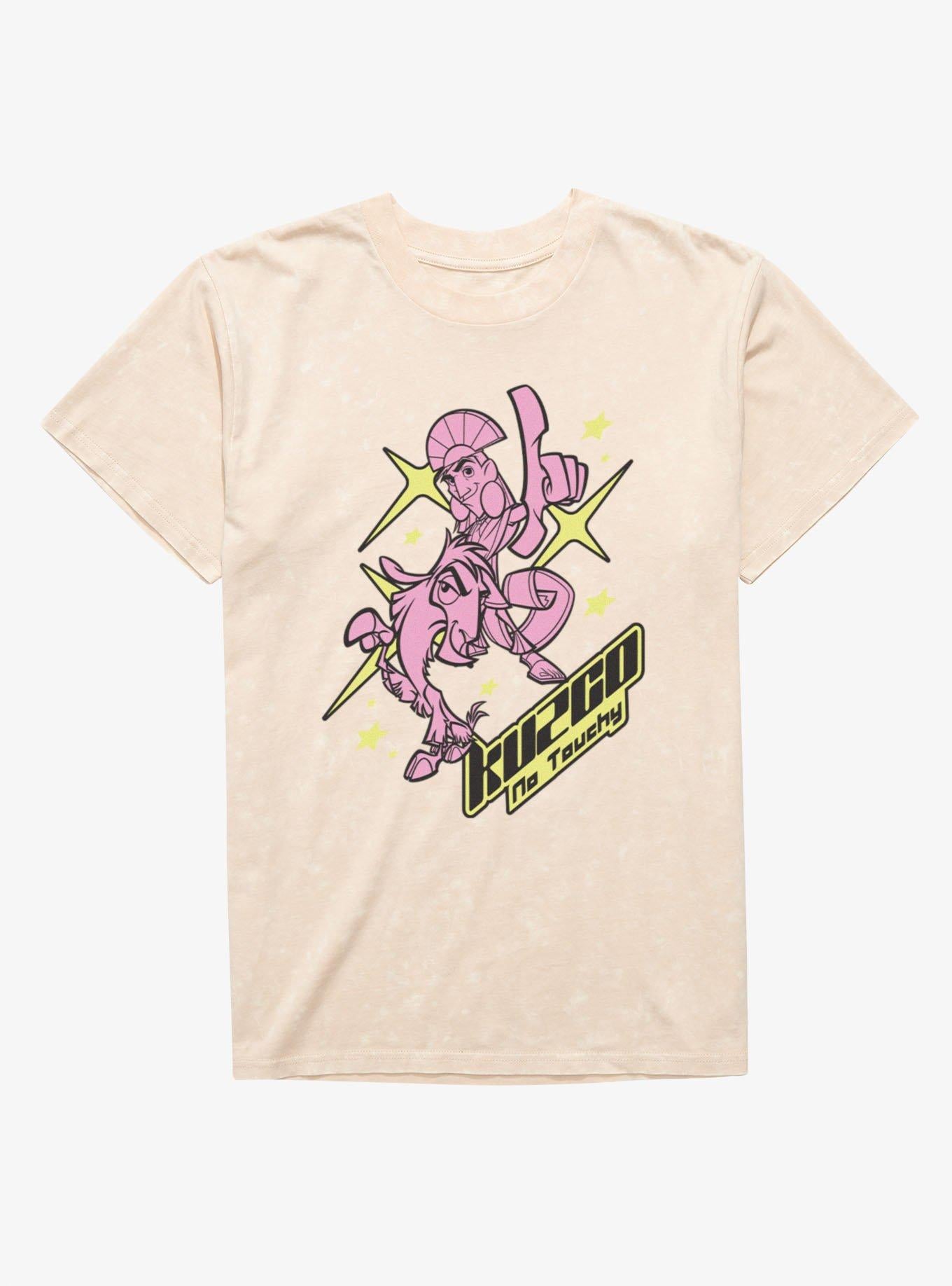 Disney The Emperor's New Groove Kuzco No Touchy Mineral Wash T-Shirt | Premium Unisex T-Shirt, Trending Graphic Tee