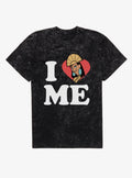 Cartoon The Emperor New Groove Kuzco I Love Me Mineral Wash Shirt T Shirt Minimal Style