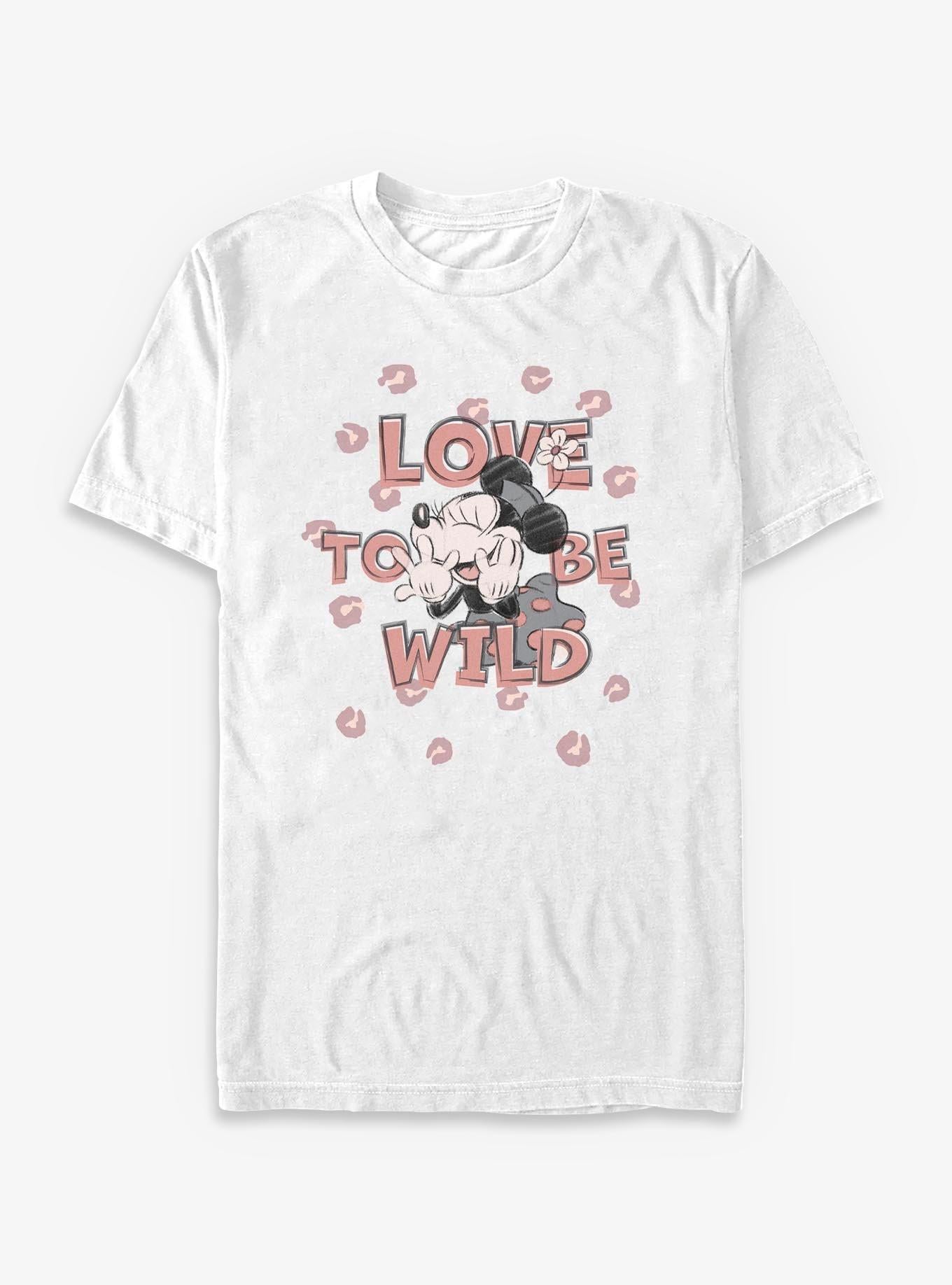 Cartoon Minnie Mouse Love To Be Wild Shirt T Shirt Gift Ready