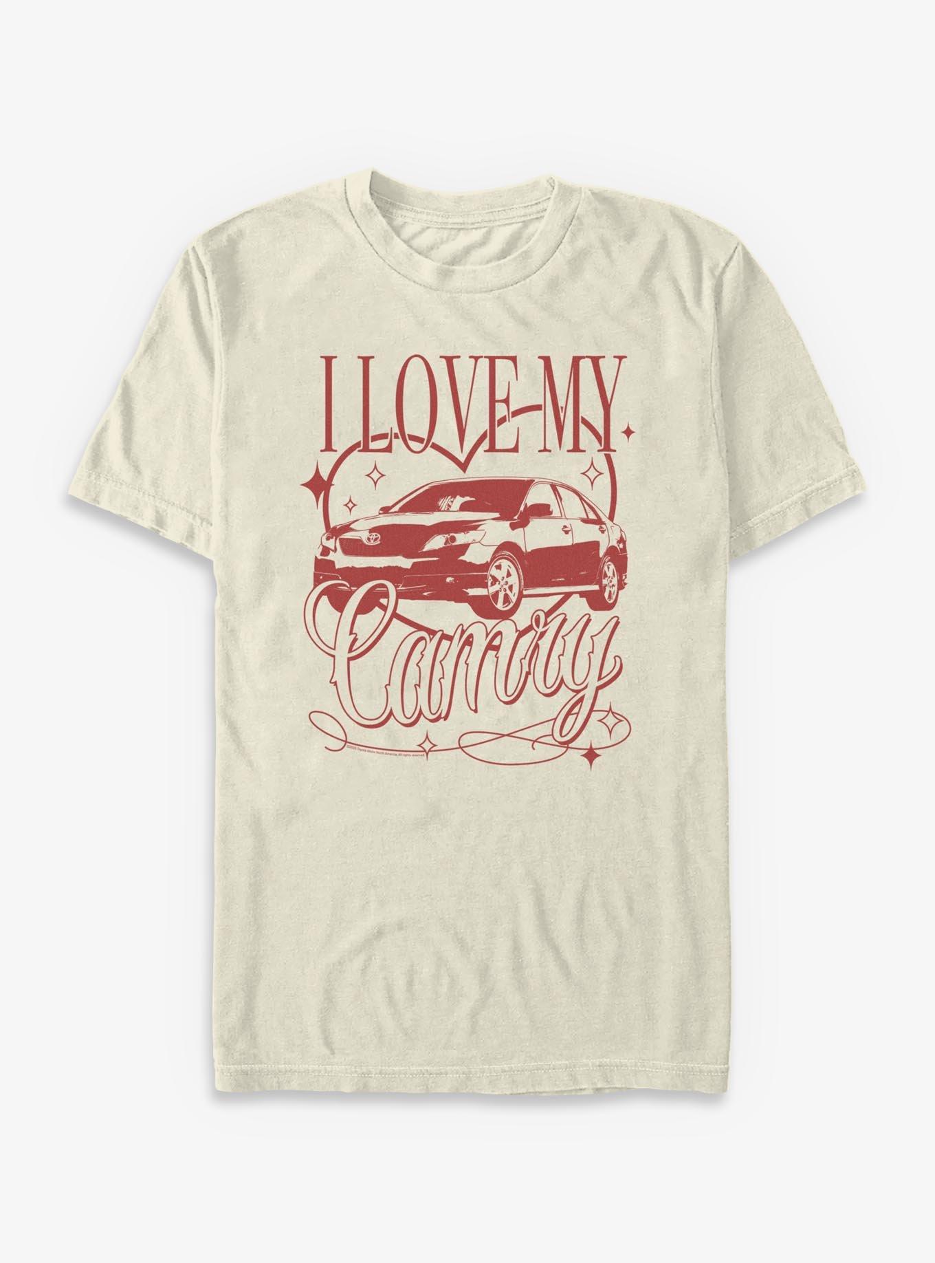 Toyota I Love My Camry Garment Dyed Shirt T Shirt Cozy Fit