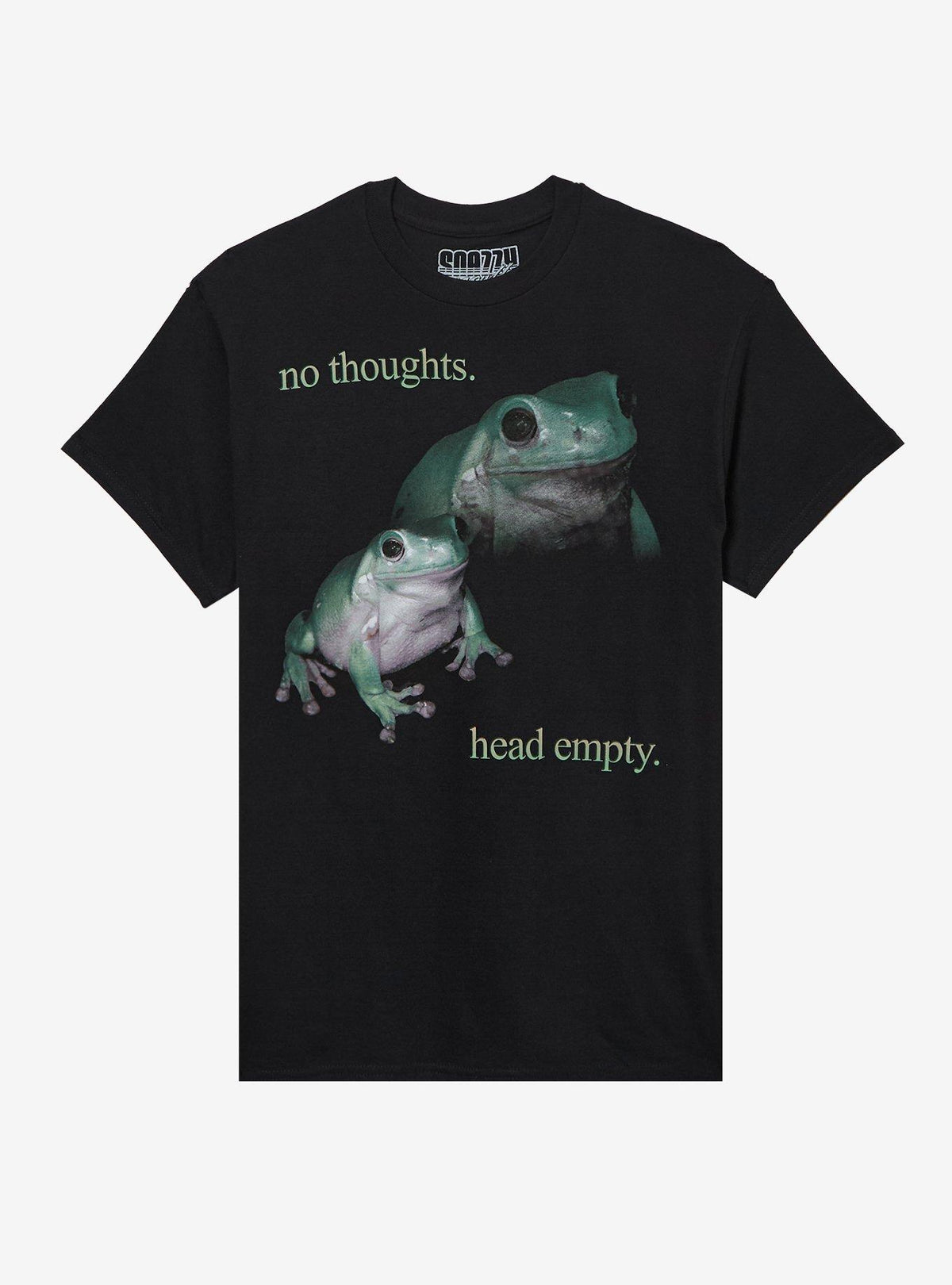 No Thoughts Frog T-Shirt By Snazzy Seagull