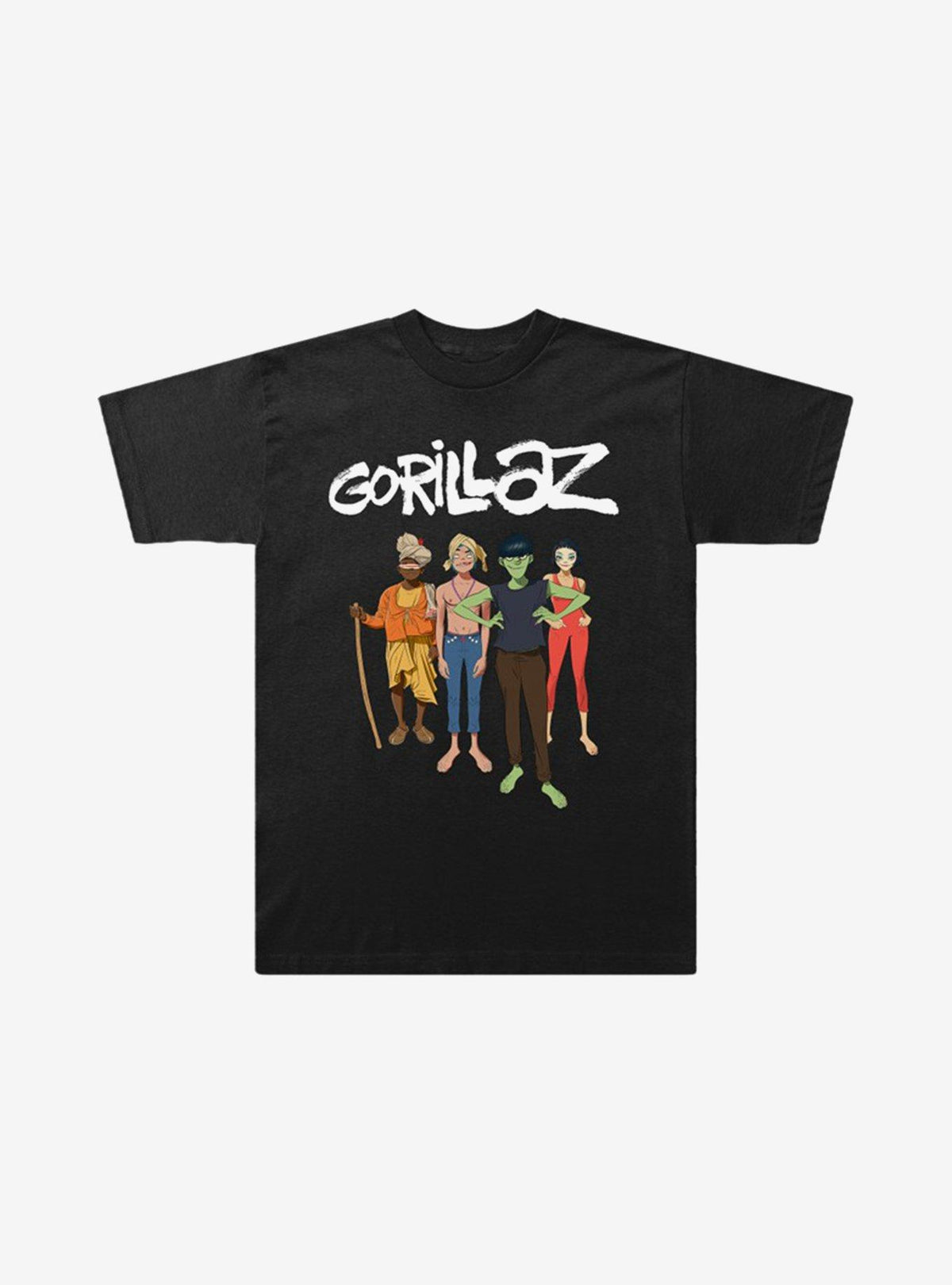 Gorillaz The Mountain Group Portrait T-Shirt