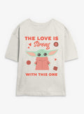 The Mandalorian The Love Is Strong Girls Skimmer Shirt T Shirt Minimal Style