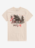 Godzilla X Pabst Blue Ribbon Godzilla City T-Shirt By Attack Peter