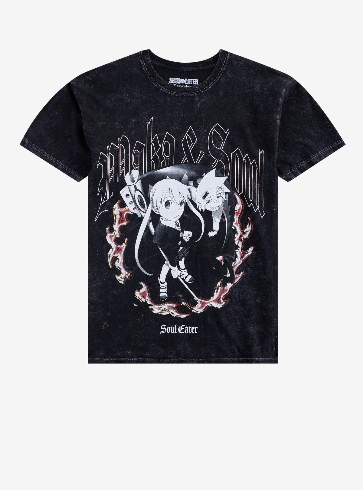 Soul Eater Maka & Soul Flame Dark Wash T-Shirt