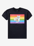 Cat Pointing Gay T-Shirt By Got Funny?