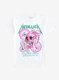 Metallica The Shortest Straw Pink Skull T-Shirt
