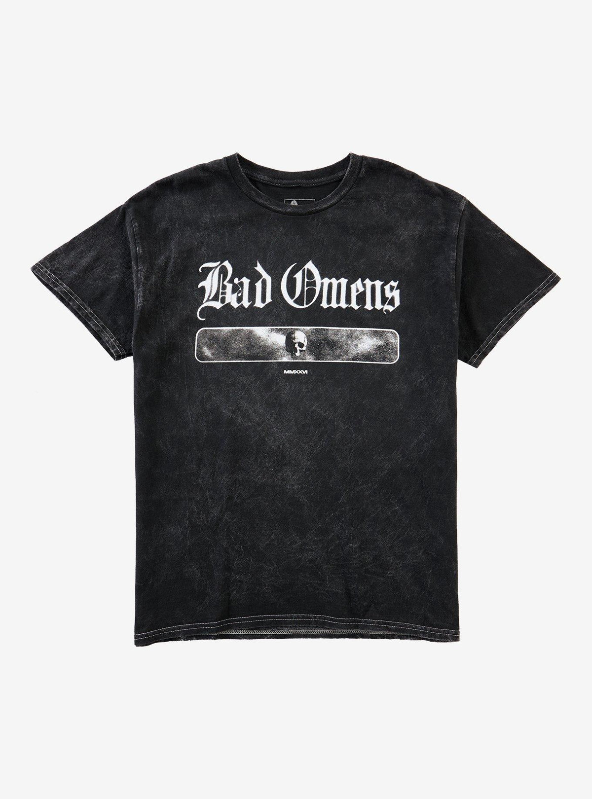 Bad Omens Floral Skull Mineral Wash T-Shirt