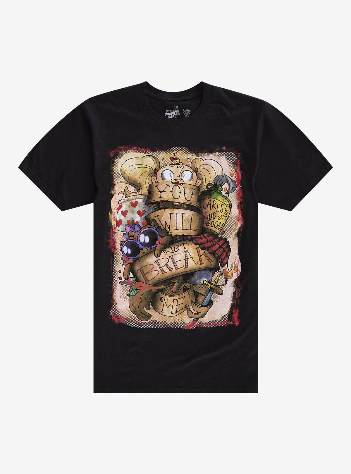 Dungeon Crawler Carl You Will Not Break Me T-Shirt By Katie Cook