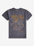 Papa Roach Skull Chain Pigment-Dye T-Shirt