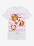 Rilakkuma Trio Headphones T-Shirt