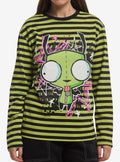 Invader Zim GIR Star Stripe Long-Sleeve T-Shirt