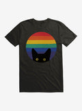 LGBTQ Peeking Cat T-Shirt