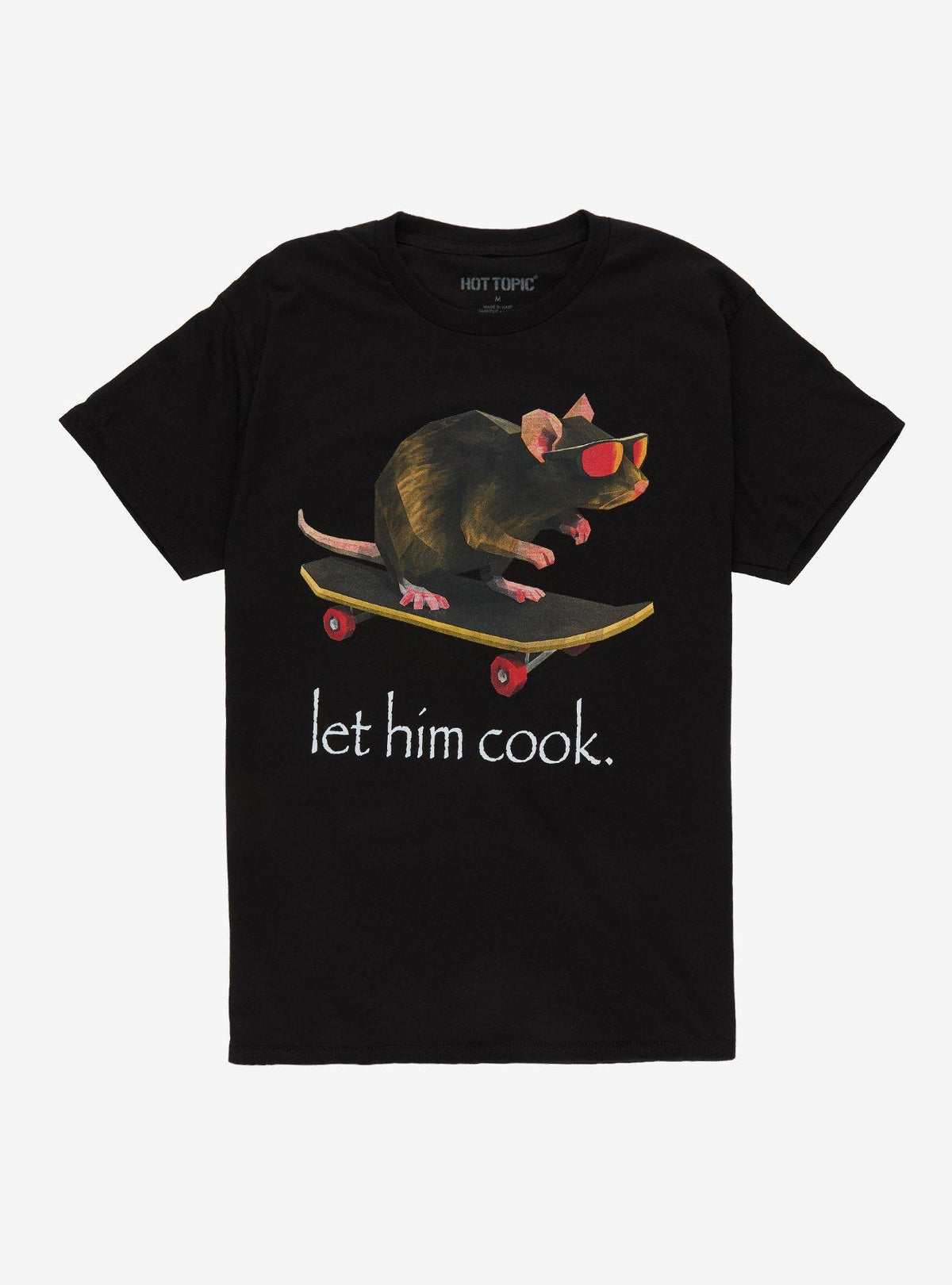 Rat Skateboard Cook T-Shirt