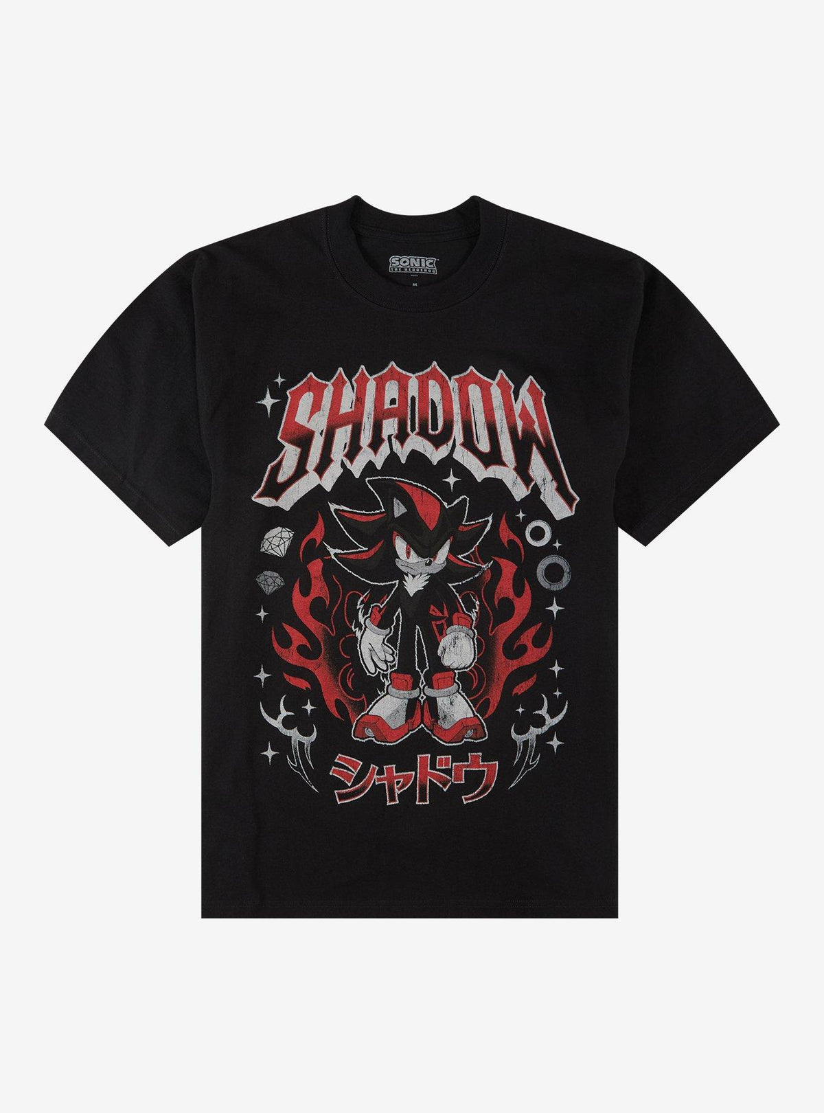 Sonic The Hedgehog Shadow Cyber Flame T-Shirt