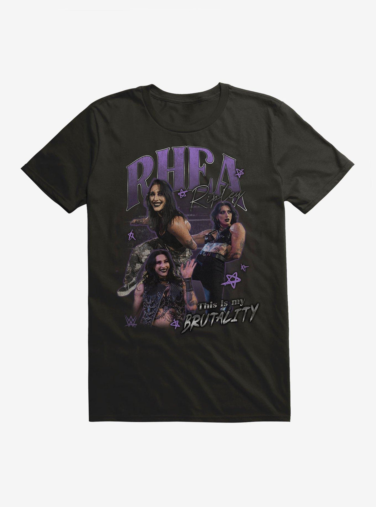 WWE Rhea Ripley This Is My Brutality Collage T-Shirt