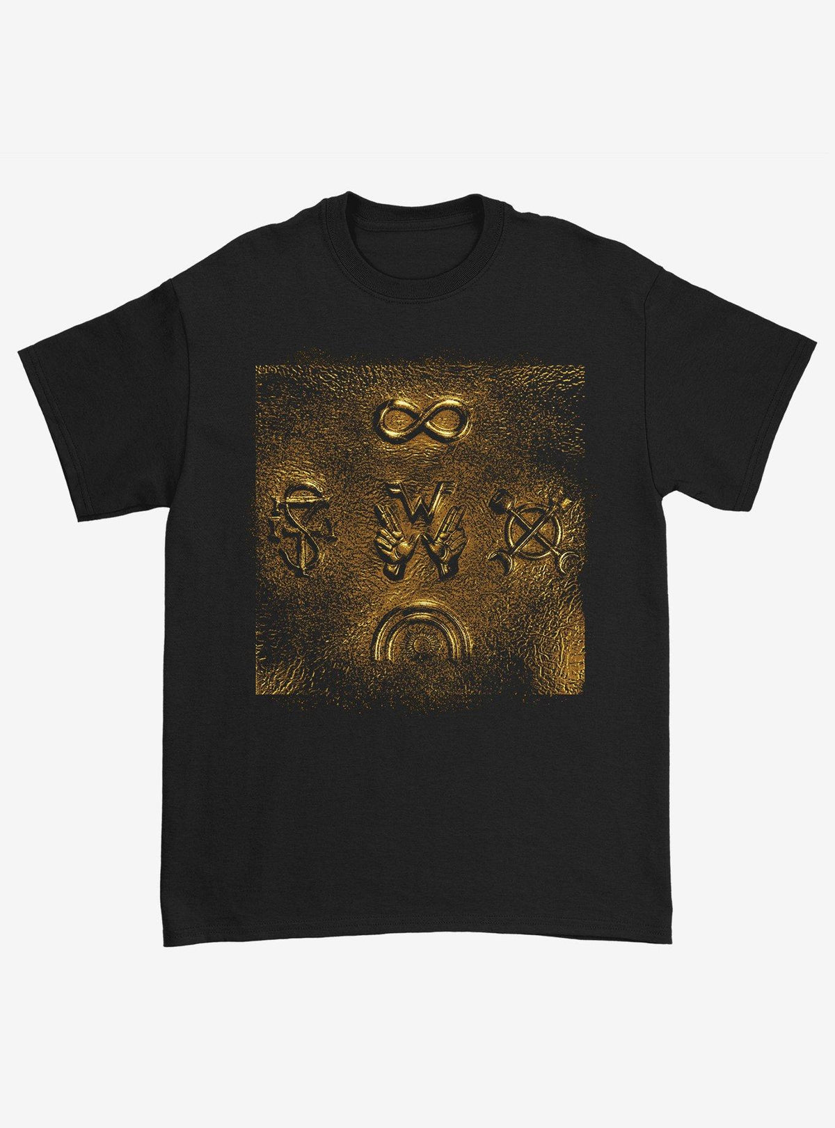 Weezer Gold Album T-Shirt Hot Topic Exclusive