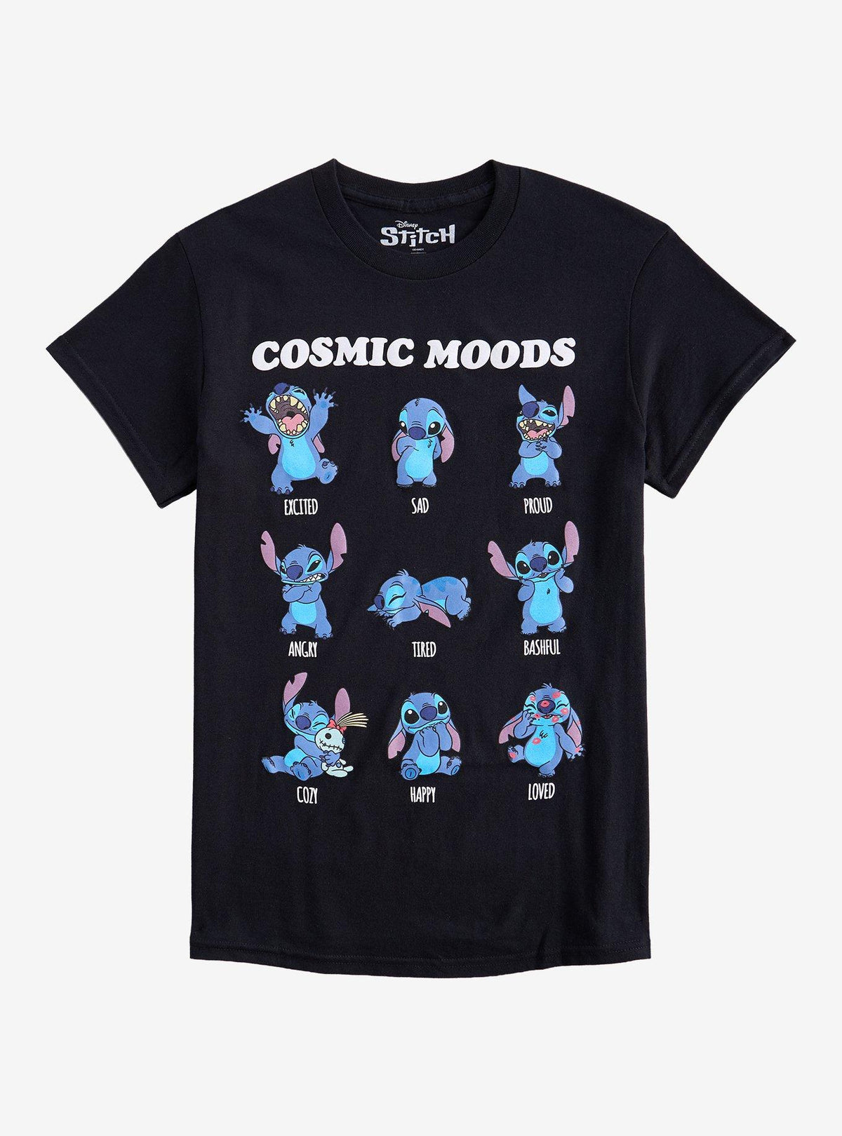 Disney Stitch Mood Grid T-Shirt