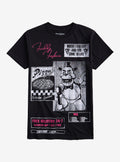 Five Nights At Freddy's Pizza Collage T-Shirt