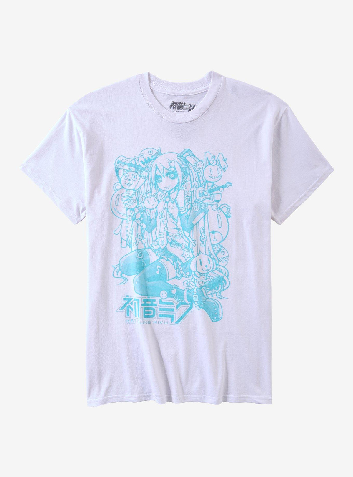 Hatsune Miku Blue Outline T-Shirt