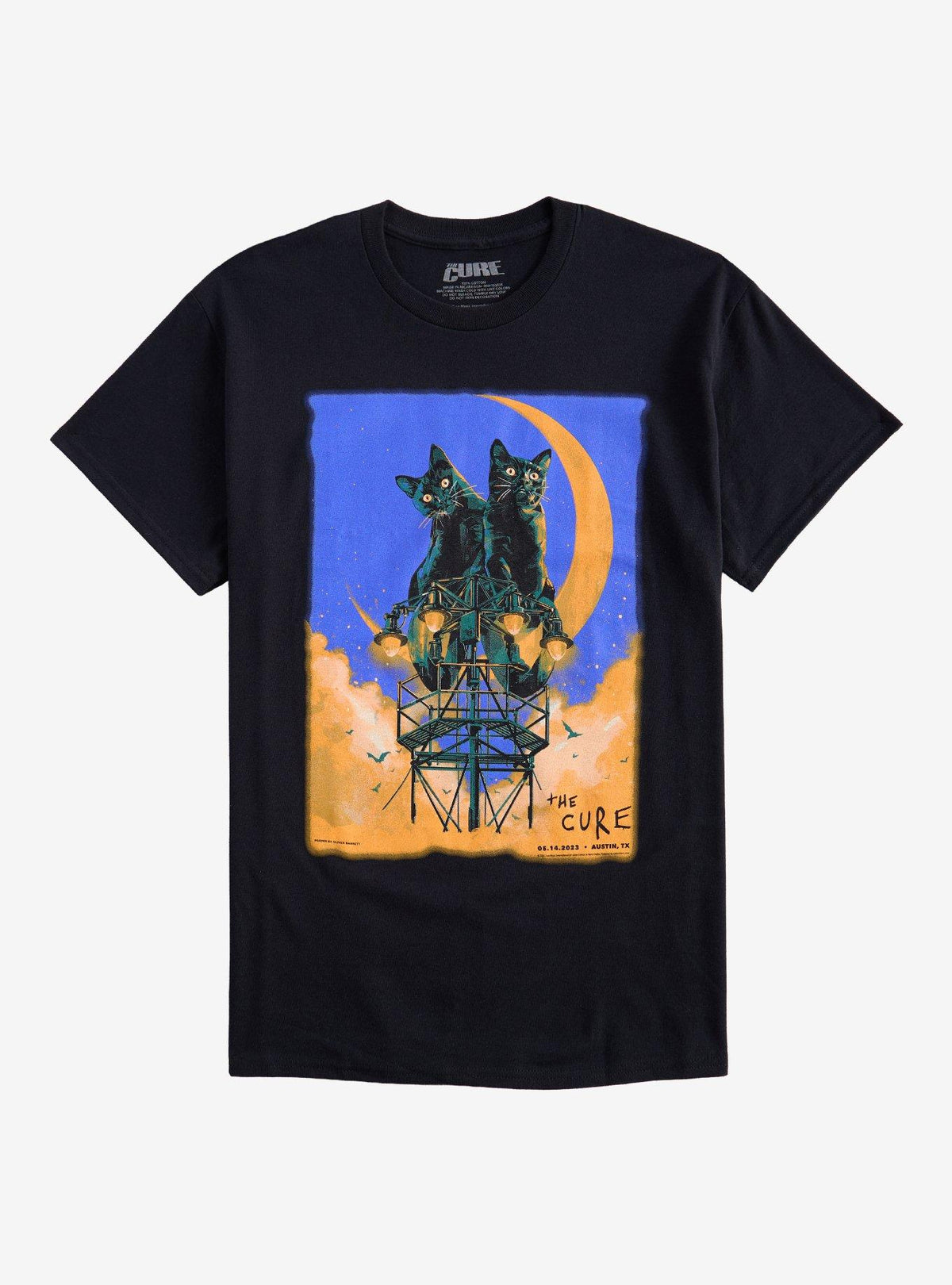 The Cure Cat Moon T-Shirt