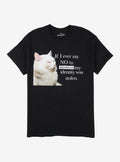 Cat Doomed Yuri T-Shirt By Goodie Two Sleeves